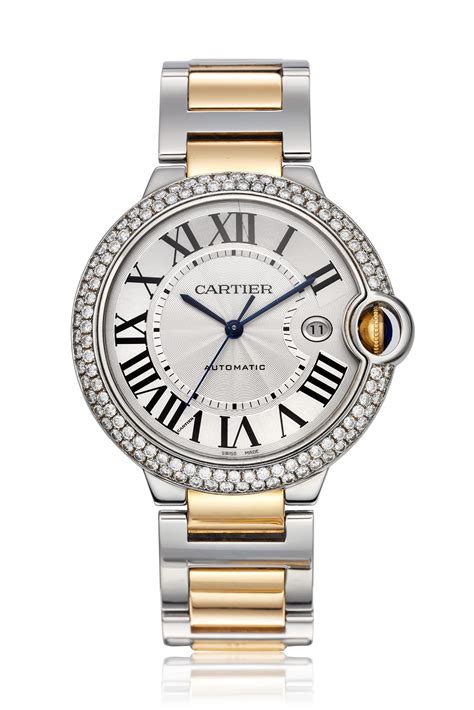 cartier two tone ballon bleu.